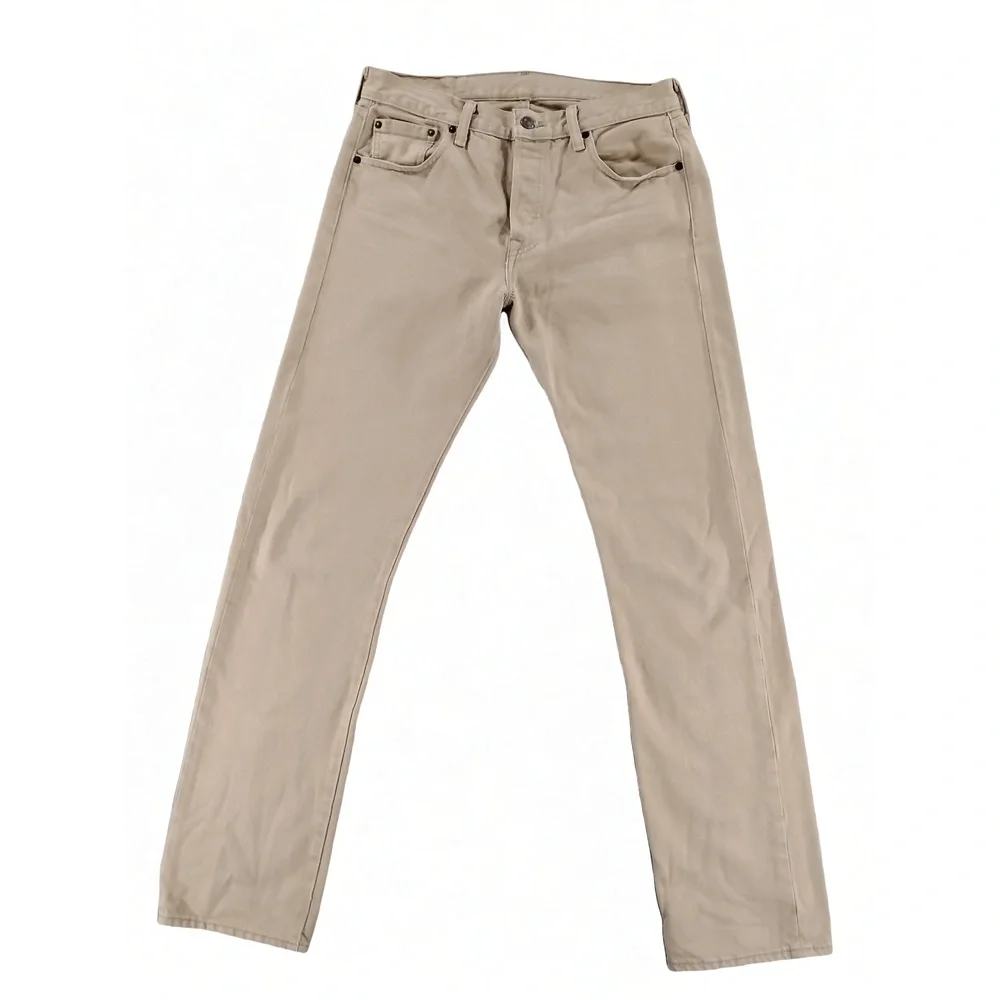 Streetwear Minimalist Levi's 501 Button Fly Straight Leg Jeans Mens Size 30x32